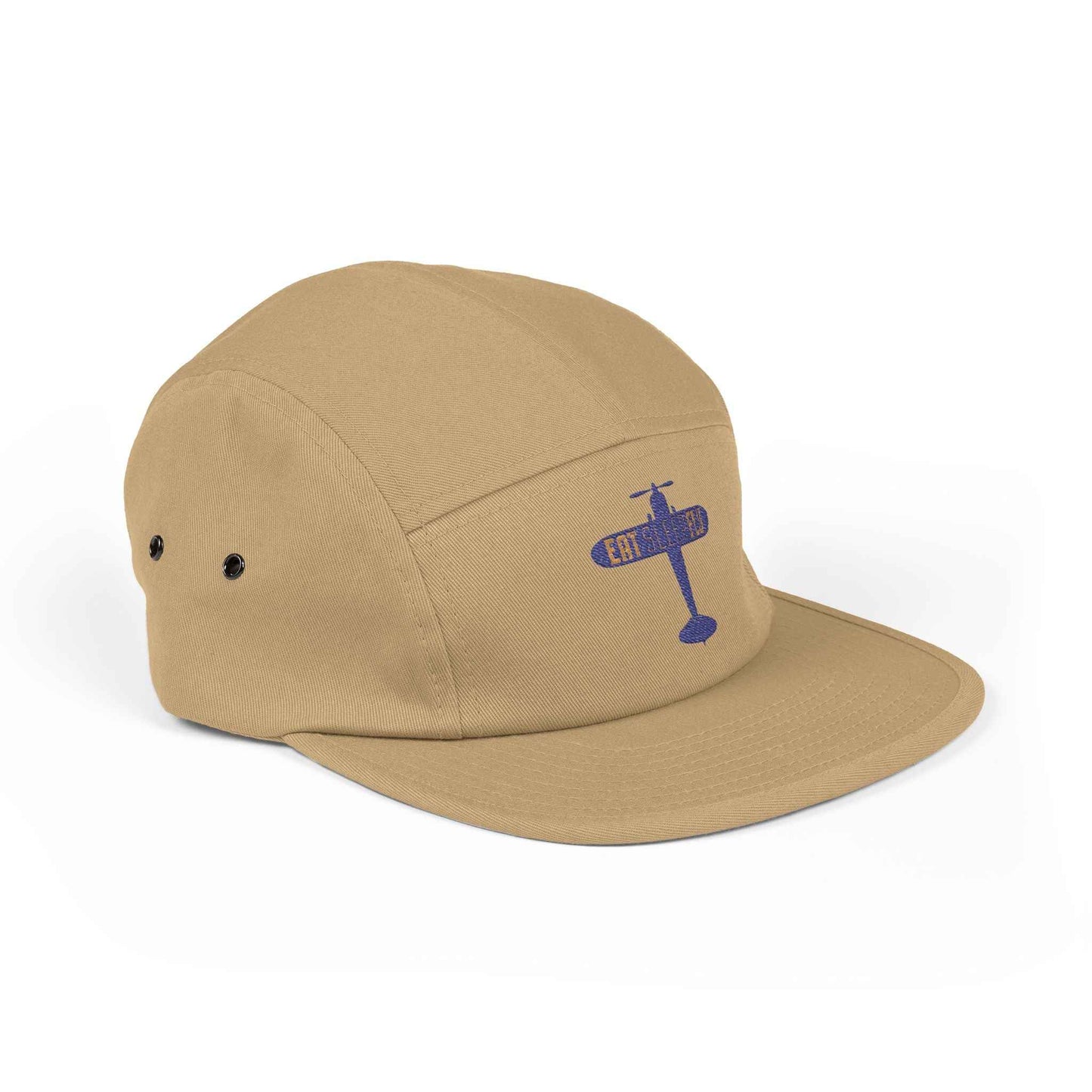 Embroidered "EAT SLEEP FLY" Racing 5-Panel Cap