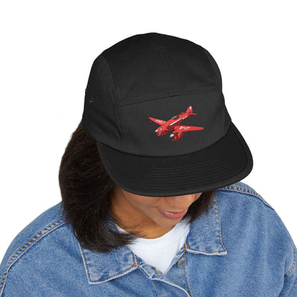 Vintage Comet Racer 5-Panel Cap — Embroidered Racing Logo