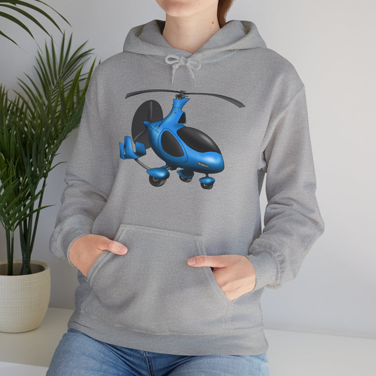 Auto Gyro Helicopter Hoodie