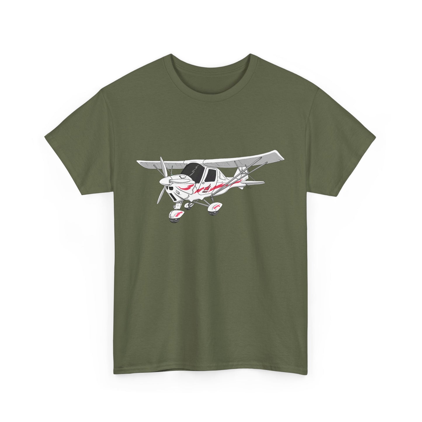 C42 Microlight Unisex Tee with Red Decals
