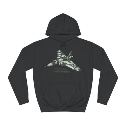 Vulcan Bomber Aircraft Unisex College Hoodie - Funky Aviation