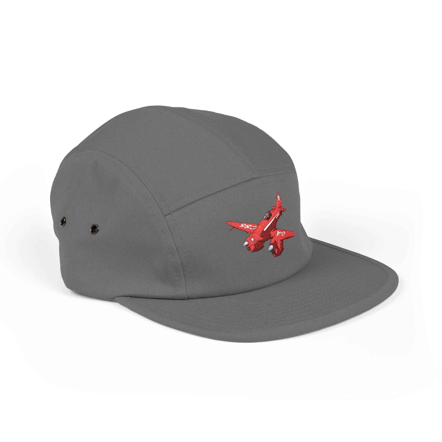 Vintage Comet Racer 5-Panel Cap — Embroidered Racing Logo