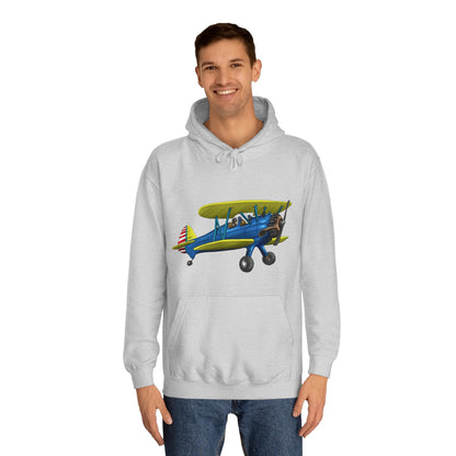 Boeing Stearman Unisex College Hoodie - Funky Aviation