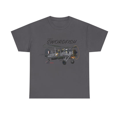 Swordfish Vintage Biplane T-Shirt — WWII Aircraft Aviation Tee