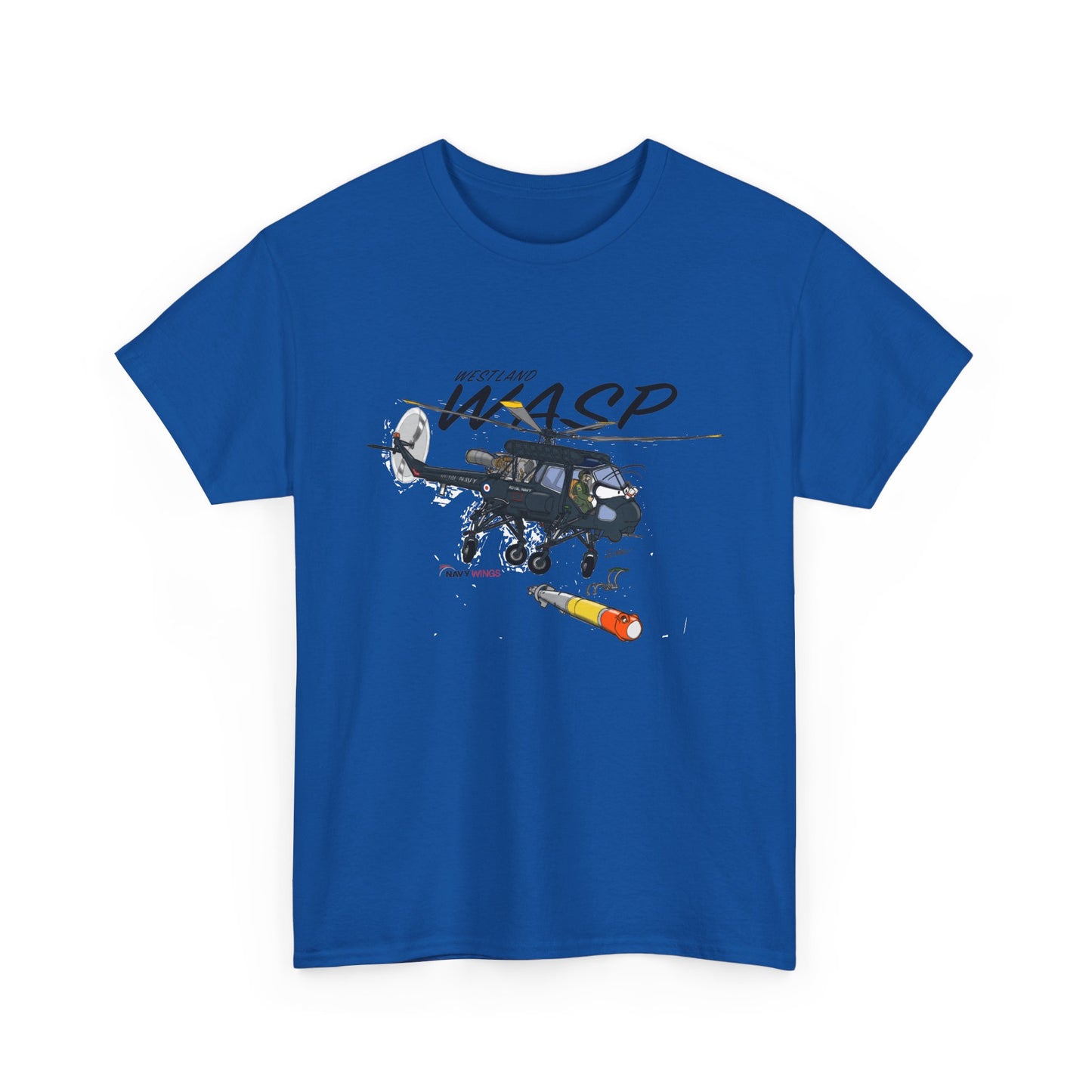 Wasp Attack Helicopter Tee — Military Aviation Graphic T-Shirt