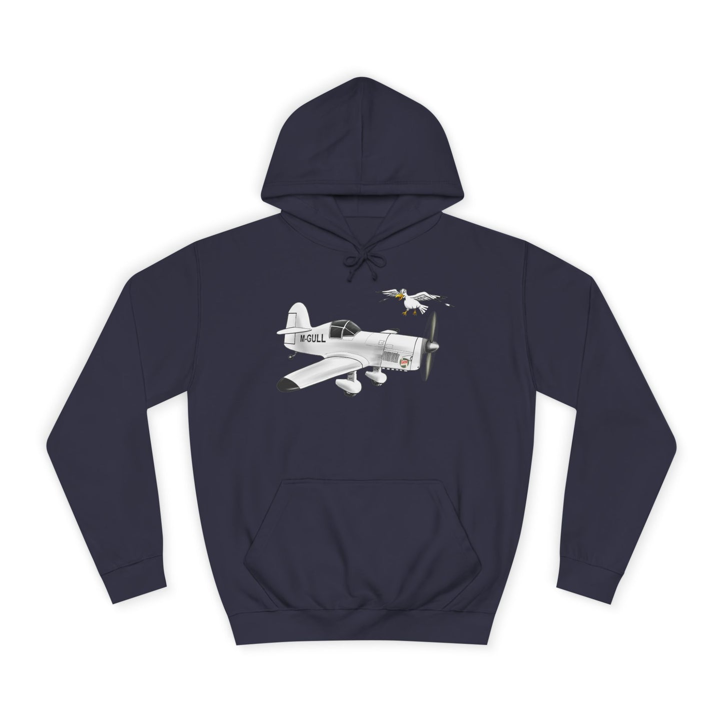 Vintage Mew Gull Hoodie - Historic Racing Aircraft Design