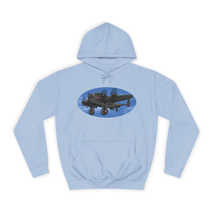 Vintage Lancaster Bomber Hoodie - Aviation Graphic Pullover