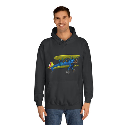 Boeing Stearman Unisex College Hoodie - Funky Aviation