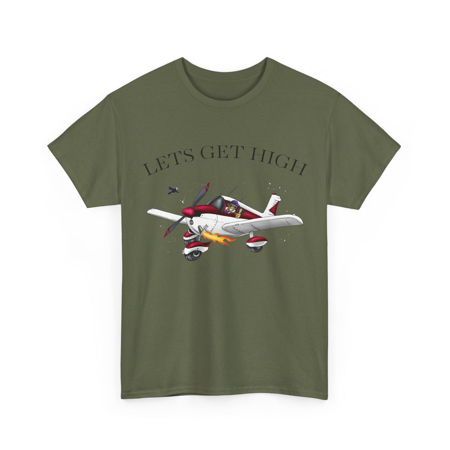Lets Get High Unisex Heavy Cotton Tee