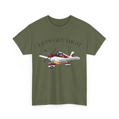 Lets Get High Unisex Heavy Cotton Tee