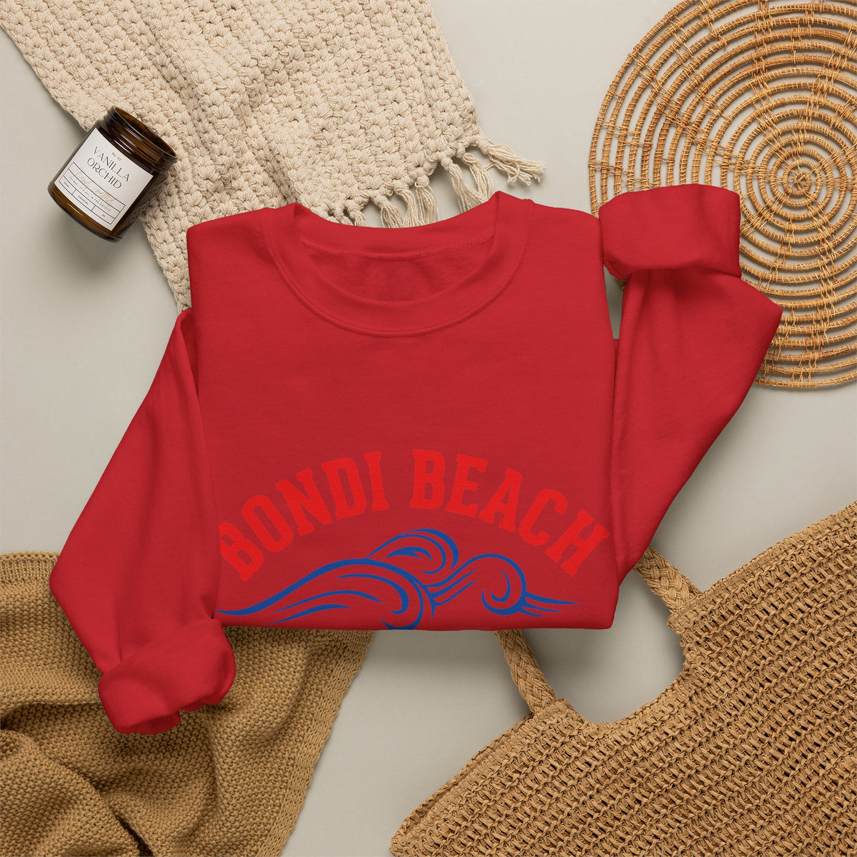 Bondi Beach Surfers Sydney Crewneck Sweatshirt
