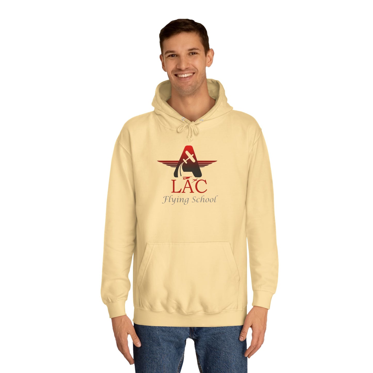 College Hoodie - LAC Flying School Logo