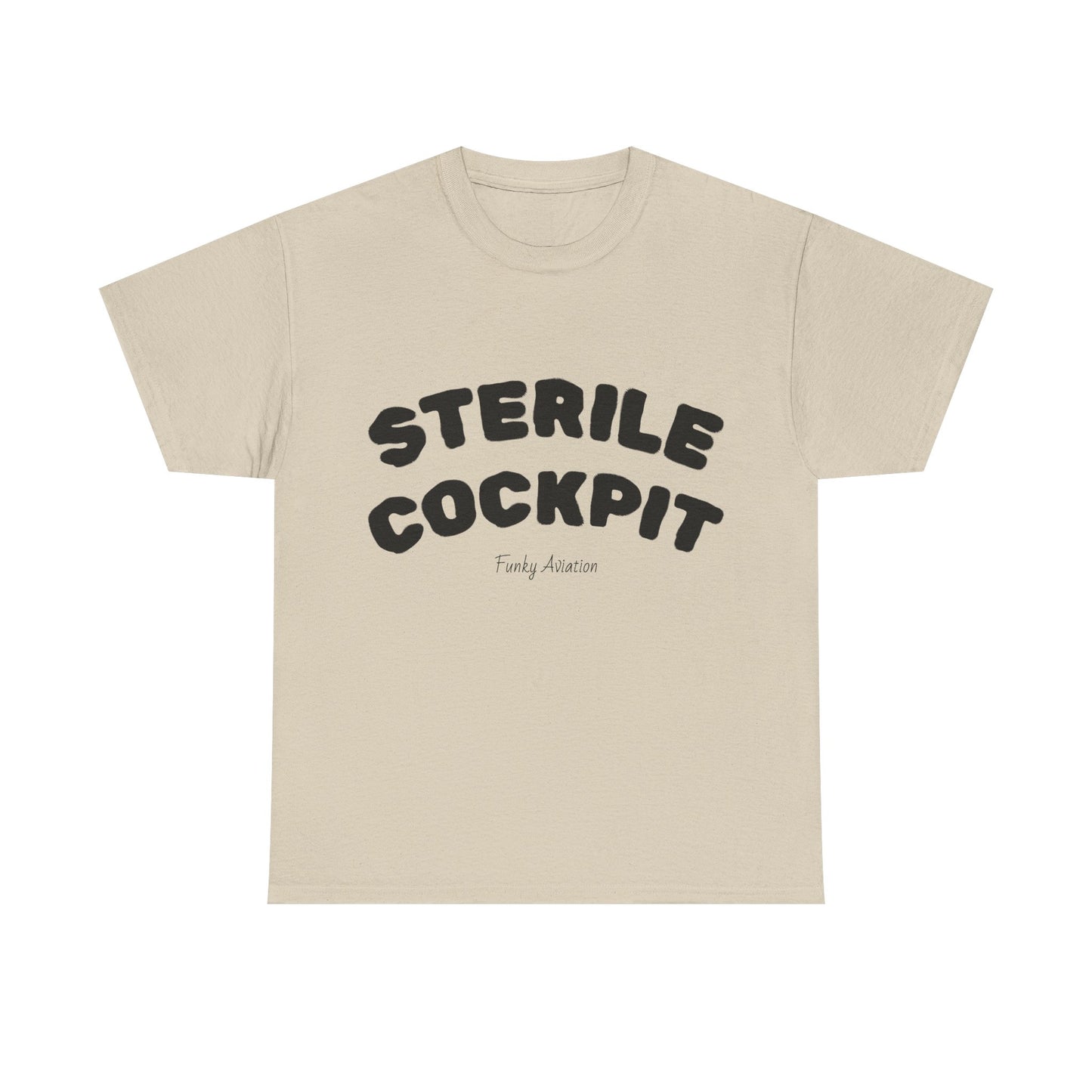 Sterile Cockpit Graphic Tee — Funny Aviation Pilot T-Shirt