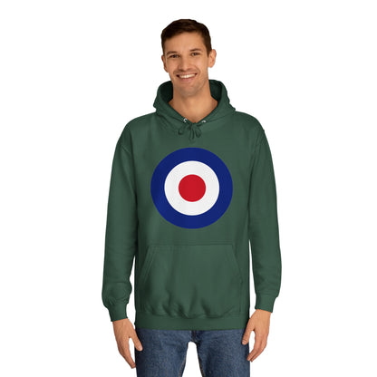 Roundel Design Unisex College Hoodie - Funky Aviation