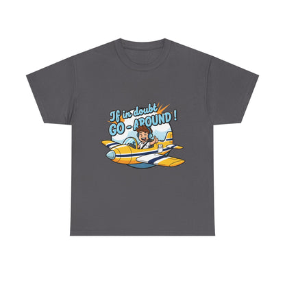 "If in Doubt, Go Around" Pilot Plane T‑Shirt