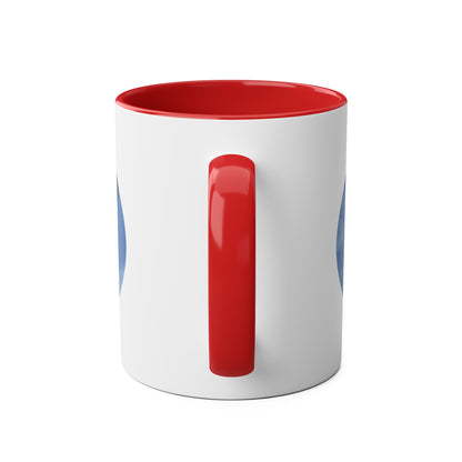 Lancaster Bomber Two-Tone Coffee Mugs, 11oz - Funky Aviation
