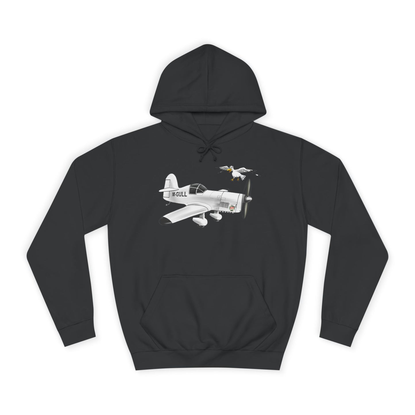 Vintage Mew Gull Hoodie - Historic Racing Aircraft Design