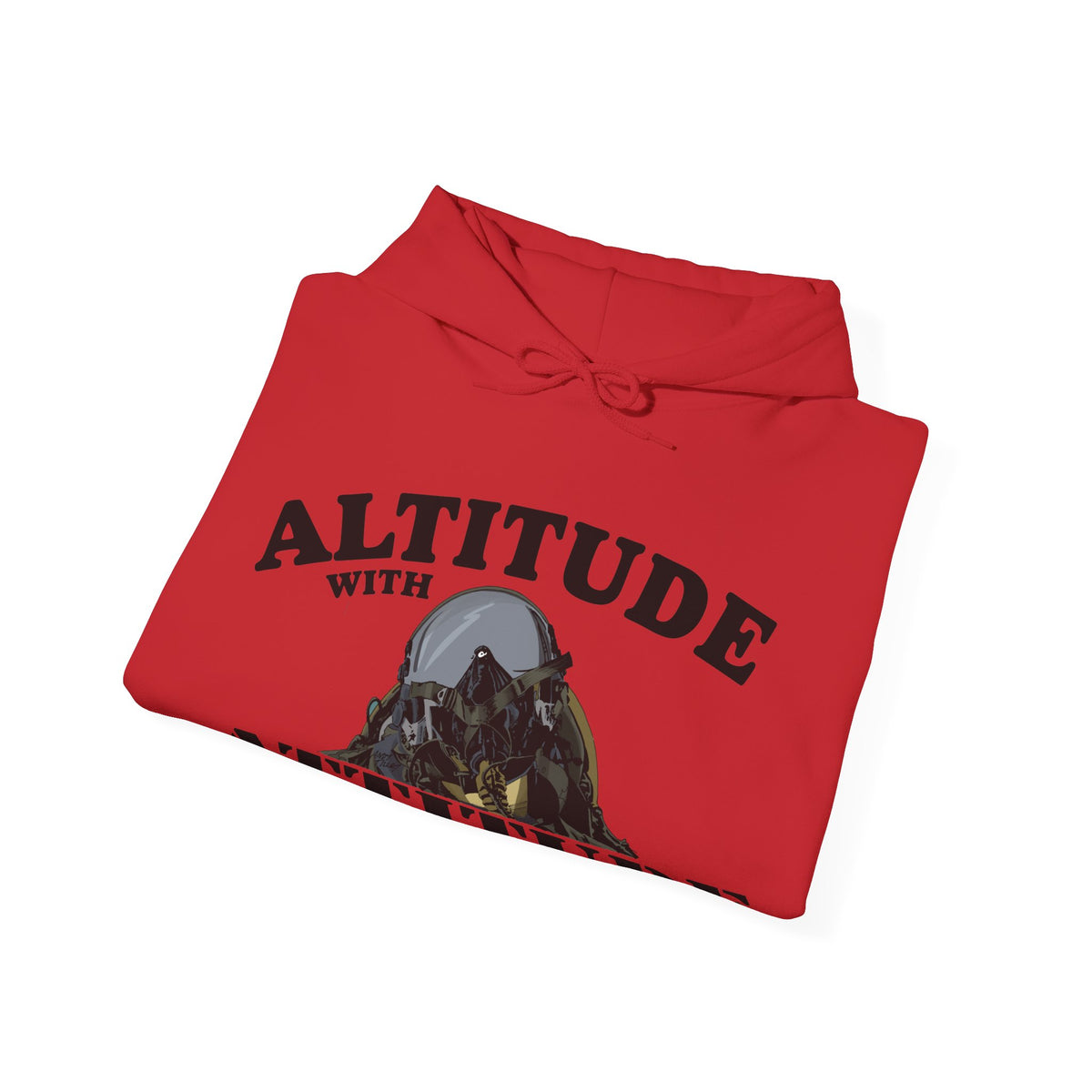 Altitude With Attitude Fighter Pilot Mountain Hoodie