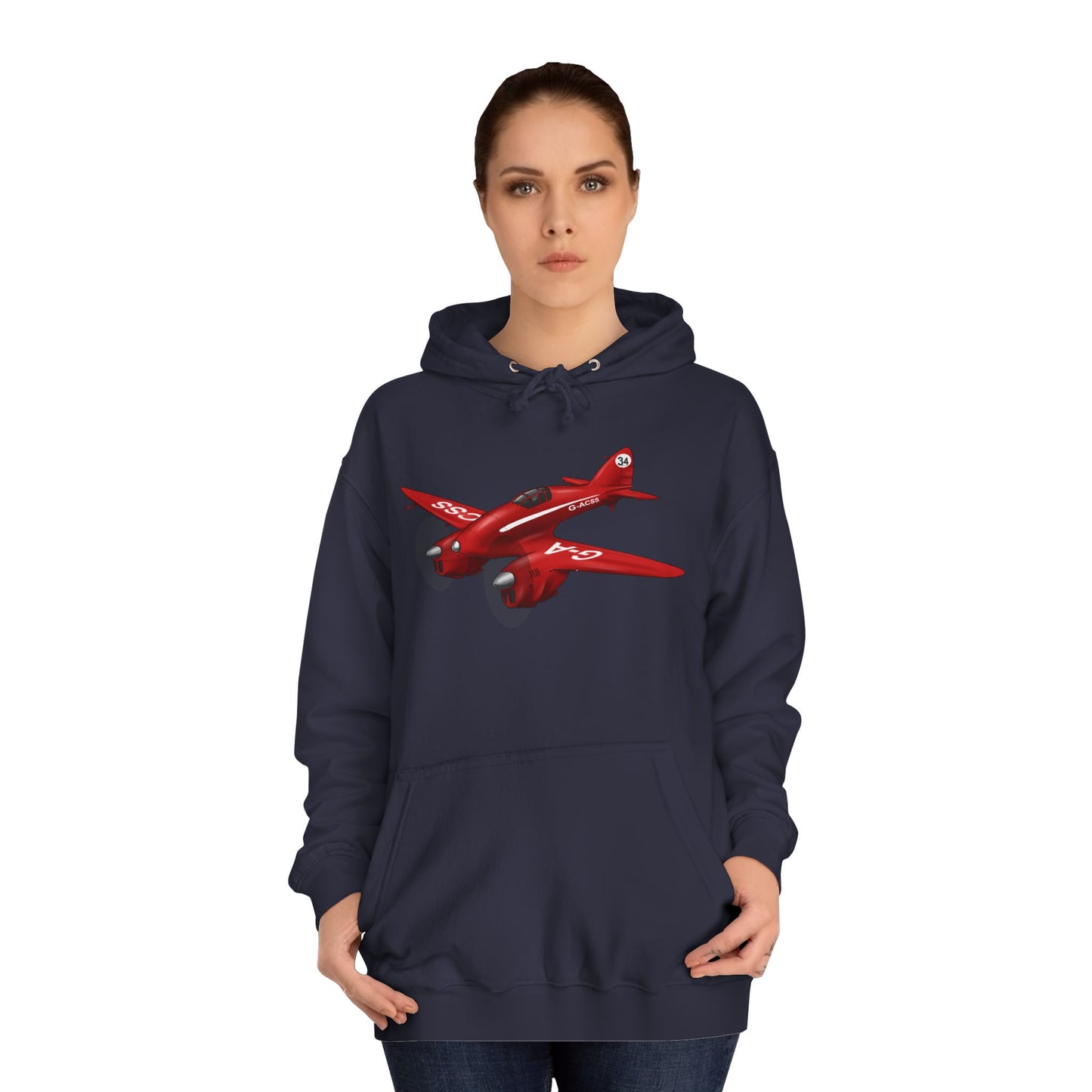 Historic Comet Racer  - Historic Aircraft Hoodie