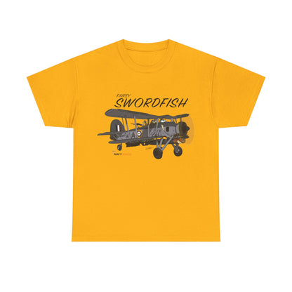 Swordfish Vintage Biplane T-Shirt — WWII Aircraft Aviation Tee