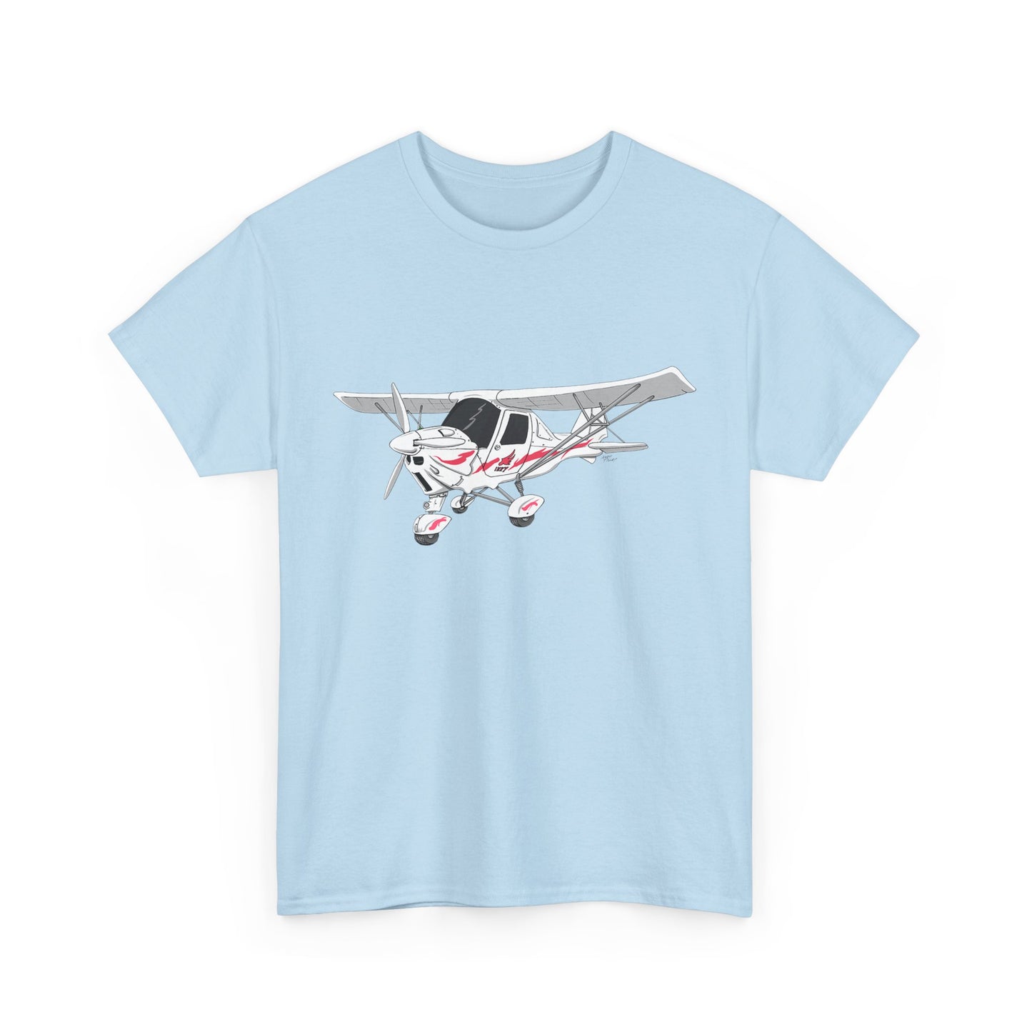 C42 Microlight Unisex Tee with Red Decals