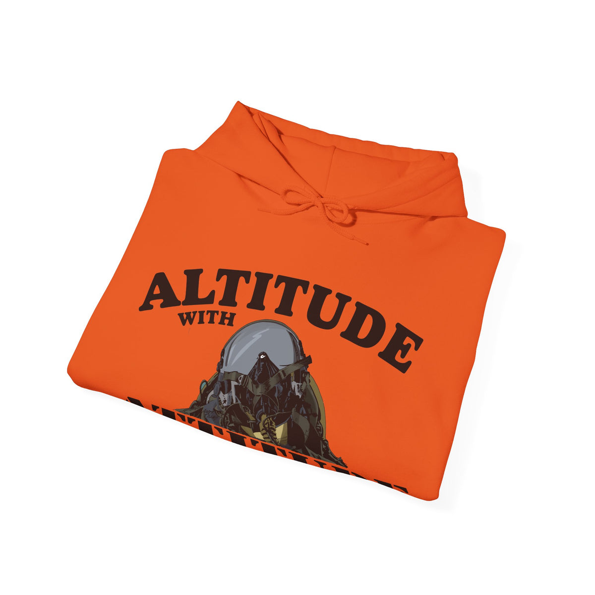 Altitude With Attitude Fighter Pilot Mountain Hoodie