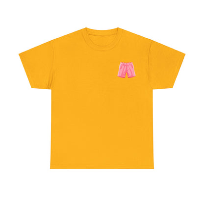 Pink Shorts Tee - Unisex Heavy Cotton
