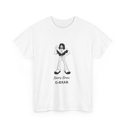 Tee Barry Bravo Piper PA28 Aircraft Retro Cartoon Design Unisex Heavy Cotton