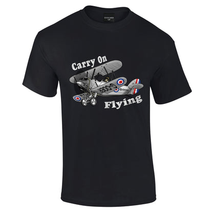Carry on Flying Bi Plane T-Shirt - Funky Aviation
