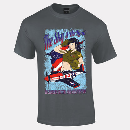 P51 Mustang US Warbird T-Shirt - Funky Aviation