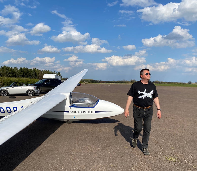 Dave Gliding by