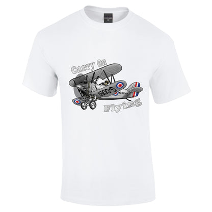 Carry on Flying Bi Plane T-Shirt - Funky Aviation