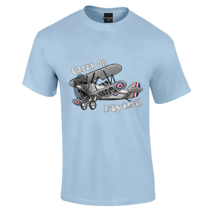 Carry on Flying Bi Plane T-Shirt - Funky Aviation