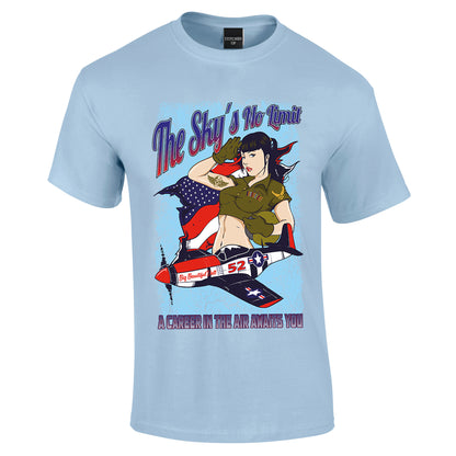 P51 Mustang US Warbird T-Shirt - Funky Aviation