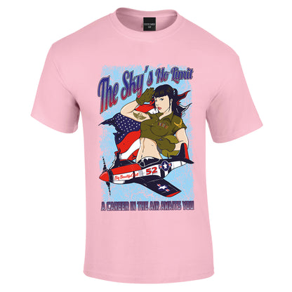 P51 Mustang US Warbird T-Shirt - Funky Aviation