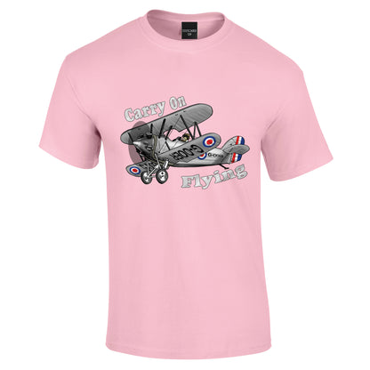 Carry on Flying Bi Plane T-Shirt - Funky Aviation