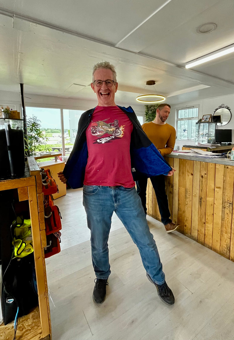 Malcolm Strutting the Spitfire Combo