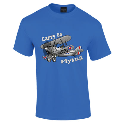 Carry on Flying Bi Plane T-Shirt - Funky Aviation