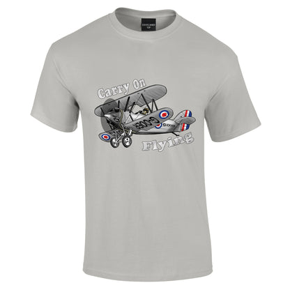 Carry on Flying Bi Plane T-Shirt - Funky Aviation