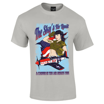 P51 Mustang US Warbird T-Shirt - Funky Aviation