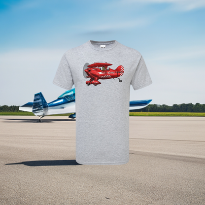 Aerobatic Pitts Cartoon T-Shirt - Funky Aviation