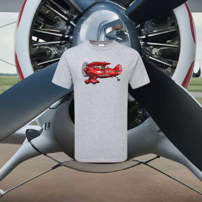 Aerobatic Pitts Cartoon T-Shirt - Funky Aviation