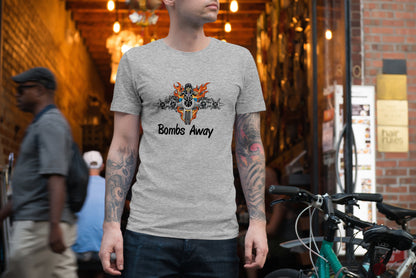 Bombs away Biker Aviation T-Shirt - Funky Aviation
