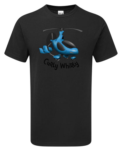 Autogyro Cartoon T-Shirt - Funky Aviation