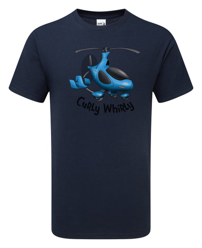 Autogyro Cartoon T-Shirt - Funky Aviation
