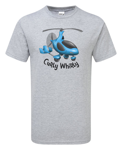Autogyro Cartoon T-Shirt - Funky Aviation