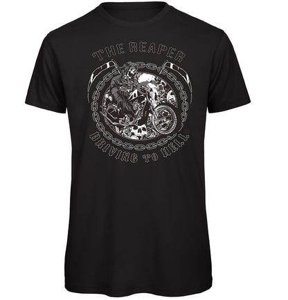 Grim Reaper Biker T-Shirt - Funky Aviation