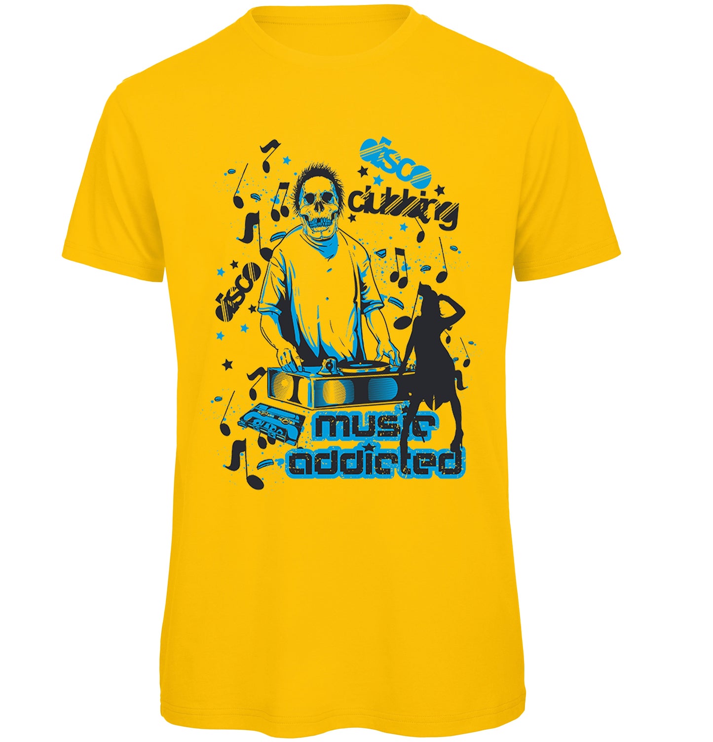 Addicted to Music Retro T-Shirt - Scattee