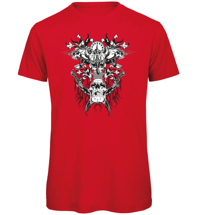 Wolf Skull Organic T-Shirt - Funky Aviation