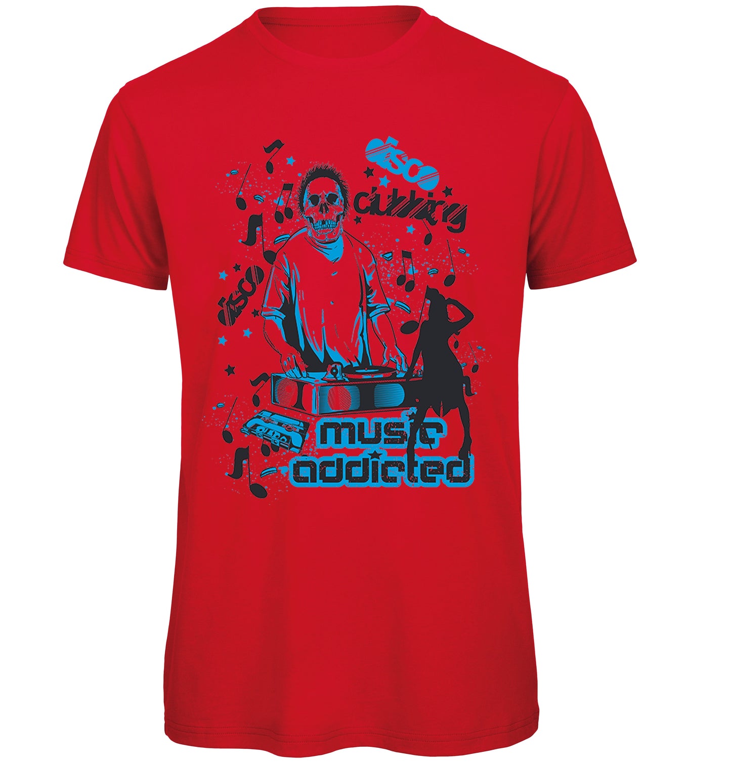 Addicted to Music Retro T-Shirt - Scattee